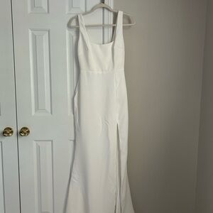 BHLDN White Squareneck Dress
